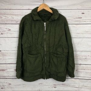 🎉GREAT GIFT🎉 Comfy Green Fleece Large